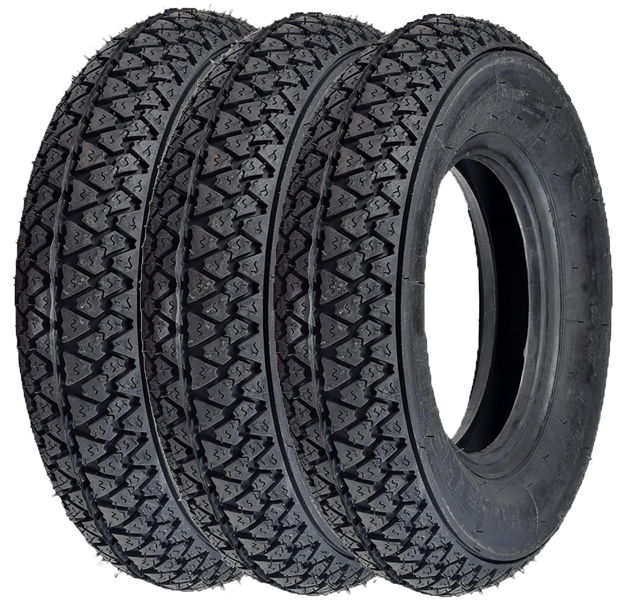 Kit da 3x Michelin 3.00 - 10 42J S83 TL/TT Vespa/Ape