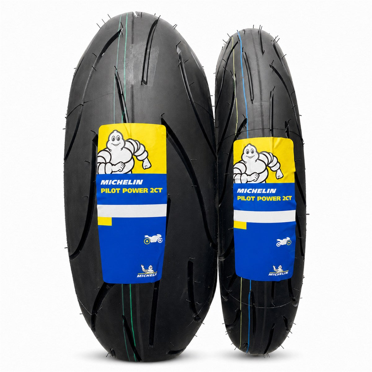 Coppia Michelin 120/70 ZR17 58W + 190/50 ZR17 73W Pilot Power 2CT