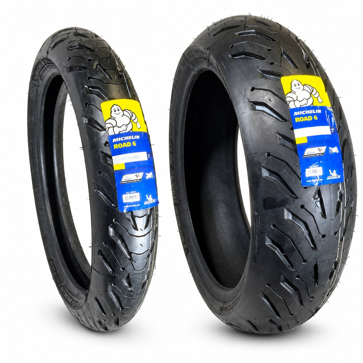 Coppia Michelin 110/80 ZR19 59W + 150/70 ZR17 69W ROAD 6